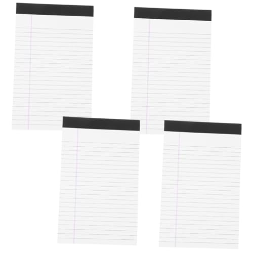 Ipetboom Liniert Notizblock und Einfaches Design für Büro Schule und Zuhause Perforiertes Memo Pad für To Do Listen und Notizen von Ipetboom