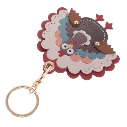 Ipetboom Lustiger Cartoon Truthahn mit Zugangskartenhalter Robustes PU Bag Pendant für Rucksäcke und Taschen Perfektes Accessoire für Ipetboom Lustiger Cartoon Truthahn mit Zugangskartenhalter Robustes PU Bag Pendant für Rucksäcke und Taschen Perfektes Accessoire für von Ipetboom