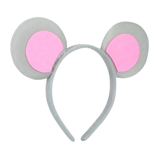 Ipetboom Mausohren Haarreif für Partys Niedlicher Tierohren Haarreif für Cosplay Halloween und Kostümpartys für Erwachsene Bequem und Langlebig Ipetboom Mausohren Haarreif für Partys Niedlicher Tierohren Haarreif für Cosplay Halloween und Kostümpartys für Erwachsene Bequem und Langlebig von Ipetboom