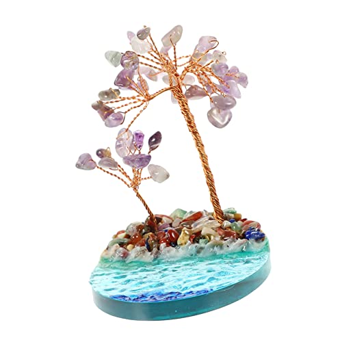 Ipetboom Mikrolandschaft Tisch Ornament aus Harz Sommerliches Meereswelt Design mit und Insel Amethyst für Schlafzimmer Wohnzimmer Büro und Feiern Robustes Resin für Kreative Ipetboom Mikrolandschaft Tisch Ornament aus Harz Sommerliches Meereswelt Design mit und Insel Amethyst für Schlafzimmer Wohnzimmer Büro und Feiern Robustes Resin für Kreative von Ipetboom
