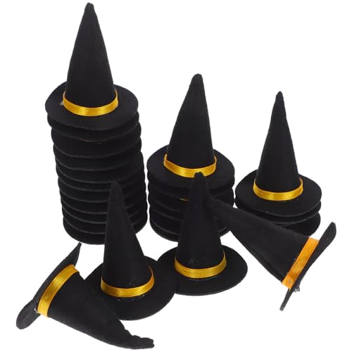 Ipetboom Mini-Hexenhüte Aus Filz – 24 Handgefertigte Weinflaschen-Dekore Für Halloween-Partygeschenke Diy-Haarschmuck Basteln Dekorative Weinflaschenaufsätze Abdeckungen Für Karneval Ipetboom Mini-Hexenhüte Aus Filz – 24 Handgefertigte Weinflaschen-Dekore Für Halloween-Partygeschenke Diy-Haarschmuck Basteln Dekorative Weinflaschenaufsätze Abdeckungen Für Karneval von Ipetboom