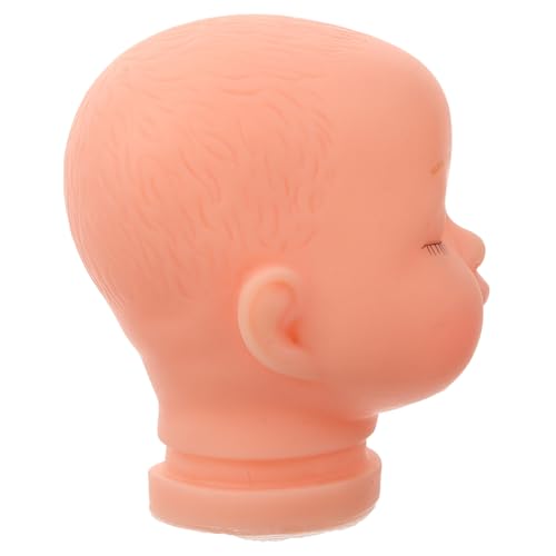 Ipetboom Miniatur Puppenkopf Kleines Dekorationszubehör für DIY Babypuppen Basteln Langlebiger Abnutzbarer Puppenkopf für Puppenhaus Fotoaktivitäten und Kreative Wohnraumgestaltung von Ipetboom