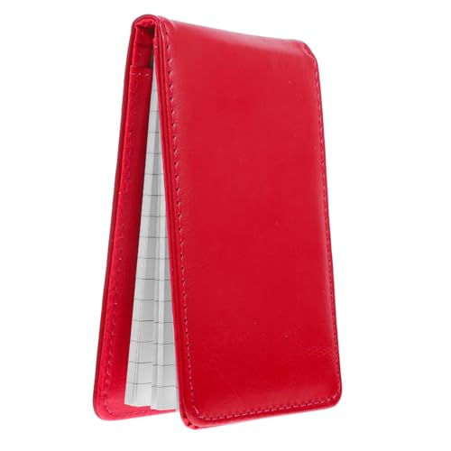 Ipetboom Notizbuch elektronisches Notenpad Kleine Notizblock-Taschengröße kleiner Notizblock Mini-Notizblöcke Gelstift-Etui-Organizer Tagebuch Stifthalter Pu Rosy von Ipetboom