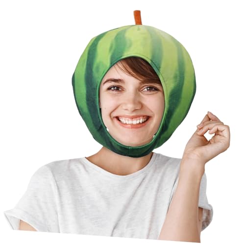 Ipetboom Novelty Wassermelonen Partyhut Leicht Faschingshut für Erwachsene Karneval Cosplay Kopfschmuck für Musikfestivals Maskerade von Ipetboom