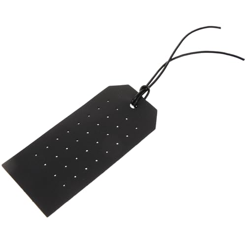 Ipetboom Ohrringständer Anzeige Ohrring -displayständer Halter Karte Inhaber Für Juwelierorganisator Ohrringverpackung Zum Verkauf Schmuckverpackung Black Pu-leder von Ipetboom