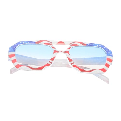 Ipetboom Patriotische Herren-sonnenbrille Mit Amerikanischer Flagge Stilvolles Party-accessoire Zum 4 von Ipetboom
