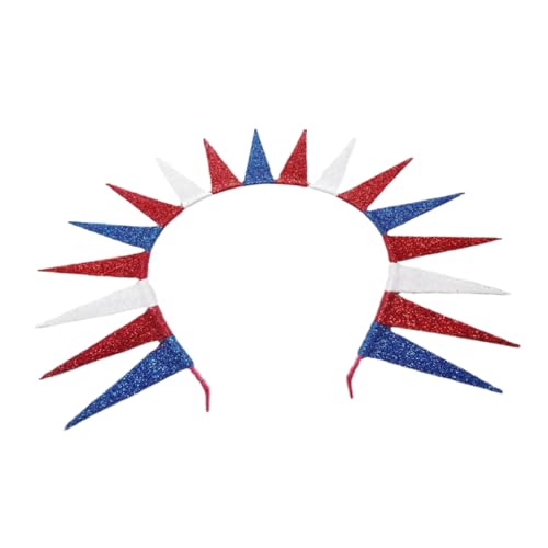 Ipetboom Patriotisches Stirnband für Unabhängigkeitstag Frauen Kopfschmuck mit Sternen Amerikanischem Design Perfektes Kostüm Accessoire für Partys Feiertage Besondere Anlässe Ipetboom Patriotisches Stirnband für Unabhängigkeitstag Frauen Kopfschmuck mit Sternen Amerikanischem Design Perfektes Kostüm Accessoire für Partys Feiertage Besondere Anlässe von Ipetboom