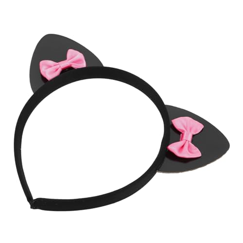 Ipetboom Plüsch Katzenohren Haarreif mit Schleife Weiches Stoff Accessoire für Damen Flexible Kostüm Haarbänder für Fasching Karneval Cosplay und Party Modischer Katzenohren Kopfschmuck Ipetboom Plüsch Katzenohren Haarreif mit Schleife Weiches Stoff Accessoire für Damen Flexible Kostüm Haarbänder für Fasching Karneval Cosplay und Party Modischer Katzenohren Kopfschmuck von Ipetboom