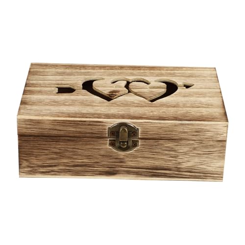 Ipetboom Retro Holz Schmuck Aufbewahrungsbox für Ringe und Ohrringe Dekorative Schmuckschatulle im Klassischen Design Kompakt und Leicht für Schlafzimmer und Tischdekoration Ipetboom Retro Holz Schmuck Aufbewahrungsbox für Ringe und Ohrringe Dekorative Schmuckschatulle im Klassischen Design Kompakt und Leicht für Schlafzimmer und Tischdekoration von Ipetboom