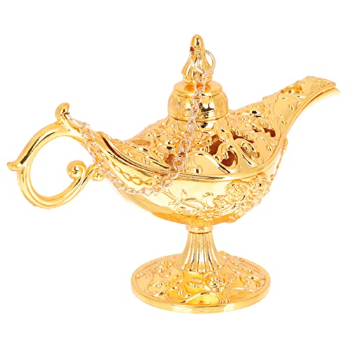 Ipetboom Retro Zauberlampen Dekoration aus Kleine Goldfarbene Tischornament für Bankett und Rustikal Antikes Design für Stimmungsvolle und Partydeko von Ipetboom