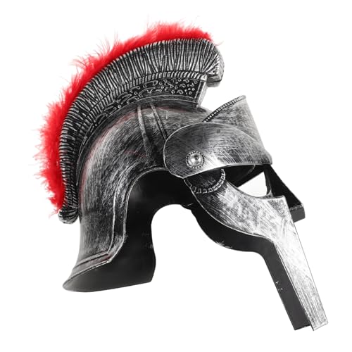 Ipetboom Römischer Helm Für Männer Mittelalterlicher Kriegerkostüm Mit Faltbarer Gesichtsmaske Antikes Ritterhelm-spielzeug Für Cosplay Und Partys von Ipetboom