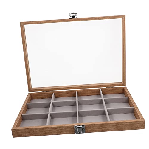 Ipetboom Schmuckaufbewahrungsbox mit Glasdeckel Fächer Tragbare Schmuckschatulle für Ringe Ohrringe und Armbänder für Mädchen und Damen Ipetboom Schmuckaufbewahrungsbox mit Glasdeckel Fächer Tragbare Schmuckschatulle für Ringe Ohrringe und Armbänder für Mädchen und Damen von Ipetboom