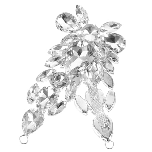 Ipetboom Strass Applikation Wassertröpfchen Design DIY Brautgürtel Hochzeit Kleid Dekoration Kleidung Zubehör für Schuhe Tasche und Kopfschmuck Weiß Ipetboom Strass Applikation Wassertröpfchen Design DIY Brautgürtel Hochzeit Kleid Dekoration Kleidung Zubehör für Schuhe Tasche und Kopfschmuck Weiß von Ipetboom