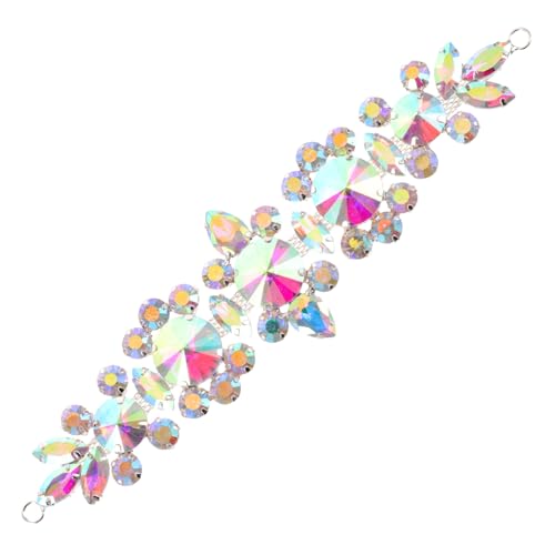 Ipetboom Strass Applikation für Brautschärpe DIY Hochzeitsgürtel Glitzernde Dekoration für Kleider Schuhe Taschen Kreative Handarbeitsverzierung für Brautkleider und Accessoires Ipetboom Strass Applikation für Brautschärpe DIY Hochzeitsgürtel Glitzernde Dekoration für Kleider Schuhe Taschen Kreative Handarbeitsverzierung für Brautkleider und Accessoires von Ipetboom
