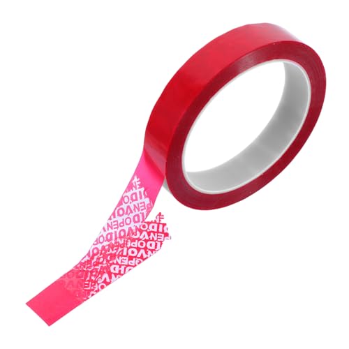 Ipetboom Tamper Evident Security Tape Rot für Sicheres Versiegeln von Paketen und Dokumenten Schützt vor Unbefugtem Zugriff und Diebstahl für Büro und Versand Ipetboom Tamper Evident Security Tape Rot für Sicheres Versiegeln von Paketen und Dokumenten Schützt vor Unbefugtem Zugriff und Diebstahl für Büro und Versand von Ipetboom
