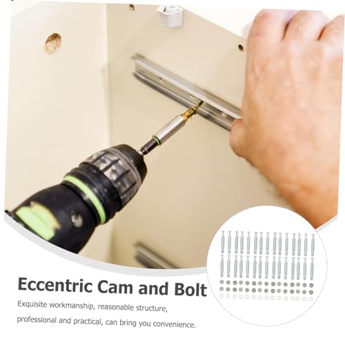 Ipetboom Teiliges Möbelverbinder mit Cam Exzenter Klemme und Dübeln Stabile Möbelverbindung für Schrankbefestigung Einfache Montage Langlebige Eisenbeschläge Ipetboom Teiliges Möbelverbinder mit Cam Exzenter Klemme und Dübeln Stabile Möbelverbindung für Schrankbefestigung Einfache Montage Langlebige Eisenbeschläge von Ipetboom