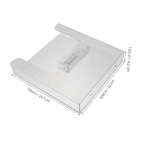 Ipetboom Transparenter Acryl Dokumentenhalter Wandmontage Prospekthalter Stabiler Hängender Organizer für Büro Wandregal Ordner Flyer Praktischer Wandhalter für Dokumentenablage von Ipetboom