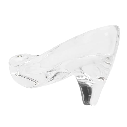 Ipetboom Transparenter Mini Kristallschuh Dekoration Tischaufsatz Ornament Eleganter Kristall High Heel Schuh für Hochzeit Geschenkidee für Freundin Wohn und Bürodeko von Ipetboom