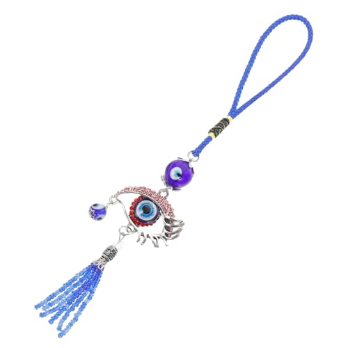 Ipetboom Türkisches Evil Eye Anhänger Wandbehang Blau Böses Auge Dekoration Auto Schutz Amulett Glücksbringer Glasperlen Hängend für Wohnzimmer Schlafzimmer von Ipetboom