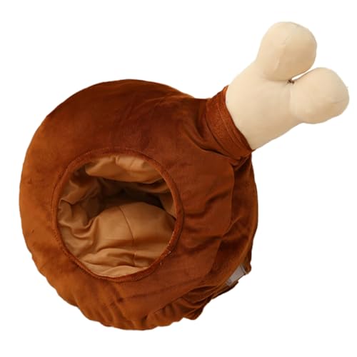 Ipetboom Verstellbare Kreative Drumsticks Kopfbedeckung aus Dickem Plüsch Warmes Weiches Party Accessoire für Erwachsenen Festveranstaltungen von Ipetboom