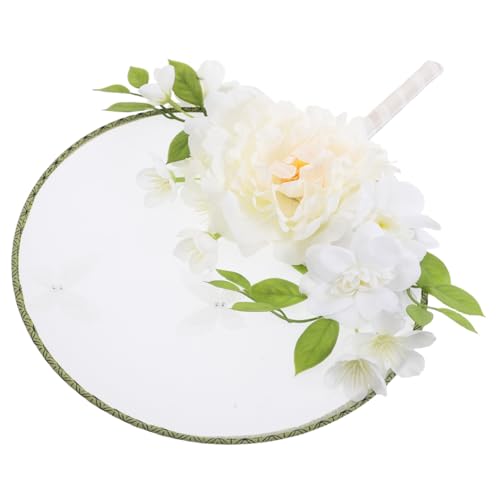 Ipetboom Vintage Chinese Style Handheld Fan mit Realistischer Blumenverzierung und Quaste Klassischer Runder Fächer im Traditionellen Design für Sommer Hochzeit Tanz und Dekoration Ipetboom Vintage Chinese Style Handheld Fan mit Realistischer Blumenverzierung und Quaste Klassischer Runder Fächer im Traditionellen Design für Sommer Hochzeit Tanz und Dekoration von Ipetboom