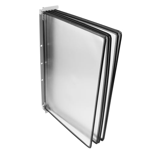 Ipetboom Wandhängender Seiten Aktenhalter für Dokumente Transparenter Wandorganizer zur Platzsparenden Büro und Ausstellungsablage Multifunktionaler Wandordner für Magazine und von Ipetboom