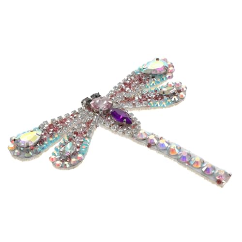 Ipetboom Wasserdichter Strass drachenfliegen patch für Schuhe Kleidung DIY Applikation Hochwertiger Bügelflicken zum Aufbessern und Dekorieren von Hüten und Taschen von Ipetboom