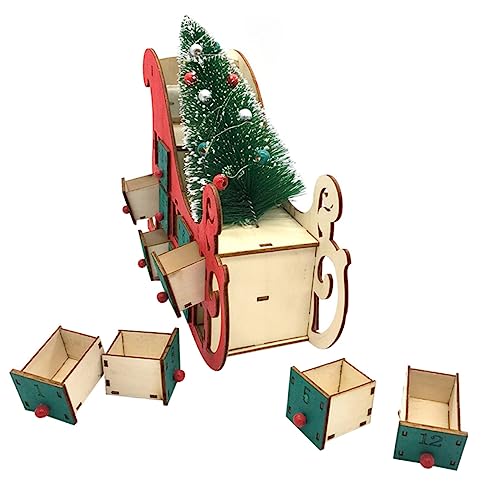 Ipetboom Weihnachtlicher Holz Adventskalender Tage Countdown Dekoration Tischaufsteller Langlebig Festliche Deko für Schlafzimmer Wohnzimmer Geschenkidee Ipetboom Weihnachtlicher Holz Adventskalender Tage Countdown Dekoration Tischaufsteller Langlebig Festliche Deko für Schlafzimmer Wohnzimmer Geschenkidee von Ipetboom