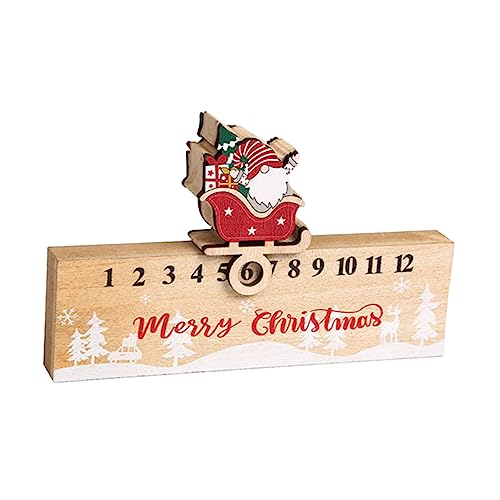 Ipetboom Weihnachtlicher Holz Adventskalender zur Dekoration Klassisches Design für Festliche für Familie Weihnachtsdeko für Ipetboom Weihnachtlicher Holz Adventskalender zur Dekoration Klassisches Design für Festliche für Familie Weihnachtsdeko für von Ipetboom