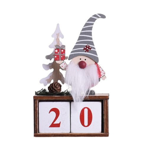 Ipetboom Weihnachtlicher Holzblock Tischkalender Langlebiger Perpetual Desktop Kalender Wiederverwendbarer Holz Würfel Kalender mit Monats und Datumsanzeige Kreative Weihnachtsdekoration Ipetboom Weihnachtlicher Holzblock Tischkalender Langlebiger Perpetual Desktop Kalender Wiederverwendbarer Holz Würfel Kalender mit Monats und Datumsanzeige Kreative Weihnachtsdekoration von Ipetboom