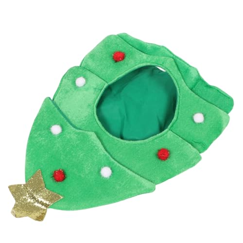 Ipetboom Weihnachtlicher Weihnachtsbaumhut aus Weichem Unisex Weihnachtsmützen für Festliche Partys Auffälliges Design Bequeme Kopfbedeckung für Erwachsene Accessoire für Weihnachtsfeiern von Ipetboom