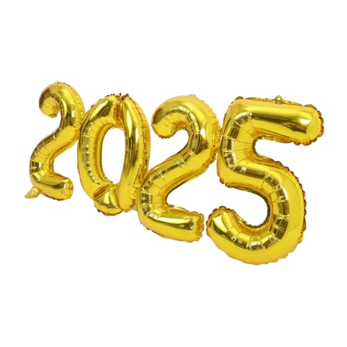 Ipetboom Zahlenballon 2025 Neujahrsballons Neujahrsfolienballons Dekoration Abschluss 2025 Feierballons Abschlussballon Silvesterballons 2025 Ballons Aluminiumfolie Golden Ipetboom Zahlenballon 2025 Neujahrsballons Neujahrsfolienballons Dekoration Abschluss 2025 Feierballons Abschlussballon Silvesterballons 2025 Ballons Aluminiumfolie Golden von Ipetboom