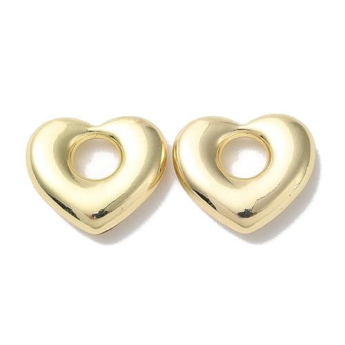Ipotkitt 10 Stück goldfarbene Herzperlen aus Metalllegierung, Liebesform, hohl, großes Loch, Perlen für DIY-Schmuckherstellung, Armband, Halskette, Ohrringe, Schlüsselanhänger, Geldbörse, Handwerk Ipotkitt 10 Stück goldfarbene Herzperlen aus Metalllegierung, Liebesform, hohl, großes Loch, Perlen für DIY-Schmuckherstellung, Armband, Halskette, Ohrringe, Schlüsselanhänger, Geldbörse, Handwerk von Ipotkitt
