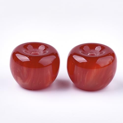 Ipotkitt 10 Stück rote Apfelförmige Harzperlen Imitation Edelstein halb gebohrte Früchte Abstandshalter Perlen für DIY Handwerk Schmuck Armband Halskette Ohrringe Schlüsselanhänger Zubehör Ipotkitt 10 Stück rote Apfelförmige Harzperlen Imitation Edelstein halb gebohrte Früchte Abstandshalter Perlen für DIY Handwerk Schmuck Armband Halskette Ohrringe Schlüsselanhänger Zubehör von Ipotkitt