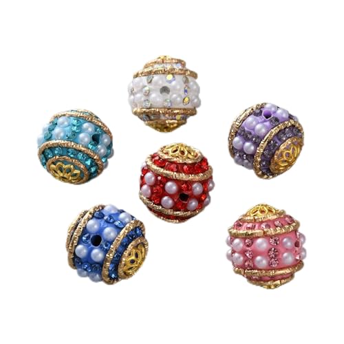 Ipotkitt 10 Stück zufällige Acrylperlen im ethischen Stil, Kunststoff-Blumenperlen, runde Perlen, Ornamente für Bastelarbeiten, Stifte, Armbänder, Halsketten, Ketten, Schmuckherstellung Ipotkitt 10 Stück zufällige Acrylperlen im ethischen Stil, Kunststoff-Blumenperlen, runde Perlen, Ornamente für Bastelarbeiten, Stifte, Armbänder, Halsketten, Ketten, Schmuckherstellung von Ipotkitt