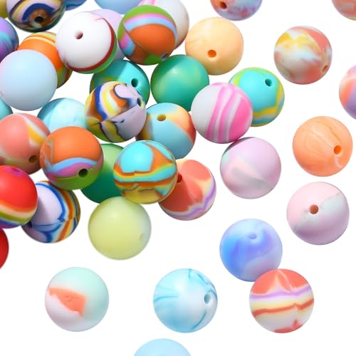 Ipotkitt 100 Stück 15 mm Silikon Runde Focal Perlen Gummi Ball Spacer Perlen Regenbogen Farbe Bubblegum Perlen für DIY Tasche Telefon Lanyard Schlüsselanhänger Schmuckherstellung Ipotkitt 100 Stück 15 mm Silikon Runde Focal Perlen Gummi Ball Spacer Perlen Regenbogen Farbe Bubblegum Perlen für DIY Tasche Telefon Lanyard Schlüsselanhänger Schmuckherstellung von Ipotkitt