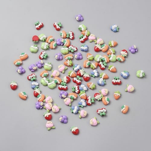 Ipotkitt 100 Stück gemischte Farben Obst & Eis Harz Cabochons Imitation Lebensmittel Pfirsich Traube Kirsche Form Flache Rückseite Ornamente für DIY Telefon Handwerk Zubehör Schmuckherstellung Ipotkitt 100 Stück gemischte Farben Obst & Eis Harz Cabochons Imitation Lebensmittel Pfirsich Traube Kirsche Form Flache Rückseite Ornamente für DIY Telefon Handwerk Zubehör Schmuckherstellung von Ipotkitt