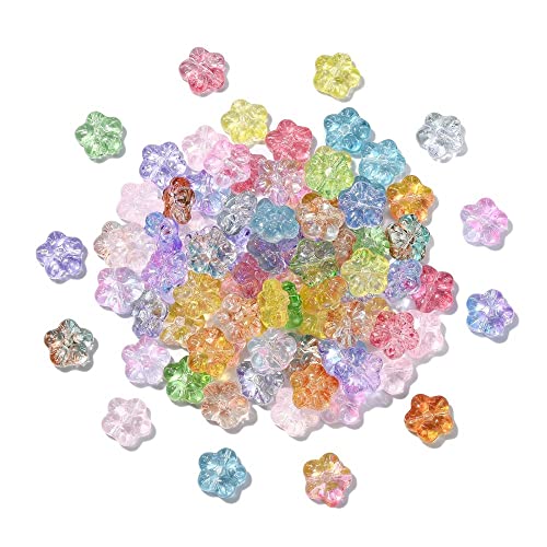 Ipotkitt 100 Stück handgefertigte Pflaumen-Bossom-Blumen-Lampwork-Glasperlen für Bastelarbeiten, Halsketten, Armbänder, Schmuckherstellung, Zubehör – 12,5 x 12,5 mm Ipotkitt 100 Stück handgefertigte Pflaumen-Bossom-Blumen-Lampwork-Glasperlen für Bastelarbeiten, Halsketten, Armbänder, Schmuckherstellung, Zubehör – 12,5 x 12,5 mm von Ipotkitt