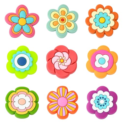 Ipotkitt 18 Stück 9 Stile Blume Focal Silikon Perlen Floral Frühling Pflanze Spacer Perlen DIY Schmuckherstellung Schlüsselanhänger Armband Halskette Stift Lanyard Dekor Handwerk Ipotkitt 18 Stück 9 Stile Blume Focal Silikon Perlen Floral Frühling Pflanze Spacer Perlen DIY Schmuckherstellung Schlüsselanhänger Armband Halskette Stift Lanyard Dekor Handwerk von Ipotkitt