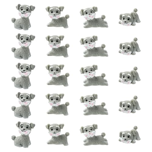 Ipotkitt 20 Stück 4 Stile Mini Harz Hund Ornamente Welpe Haustier Tier Display Flache Rückseite Kein Loch Perlen für DIY Handwerk Telefon Puppenhaus Zubehör Vortragende Requisite Home Schreibtisch Ipotkitt 20 Stück 4 Stile Mini Harz Hund Ornamente Welpe Haustier Tier Display Flache Rückseite Kein Loch Perlen für DIY Handwerk Telefon Puppenhaus Zubehör Vortragende Requisite Home Schreibtisch von Ipotkitt