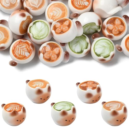 Ipotkitt 20 Stück 5 Stile Katze Form Kaffee Harz Cabochons Kätzchen Getränk Thema Flatback Charms für DIY Mini Home Office Schreibtisch Dekor Haarspange Zubehör Kunst Handwerk Supplies Ipotkitt 20 Stück 5 Stile Katze Form Kaffee Harz Cabochons Kätzchen Getränk Thema Flatback Charms für DIY Mini Home Office Schreibtisch Dekor Haarspange Zubehör Kunst Handwerk Supplies von Ipotkitt