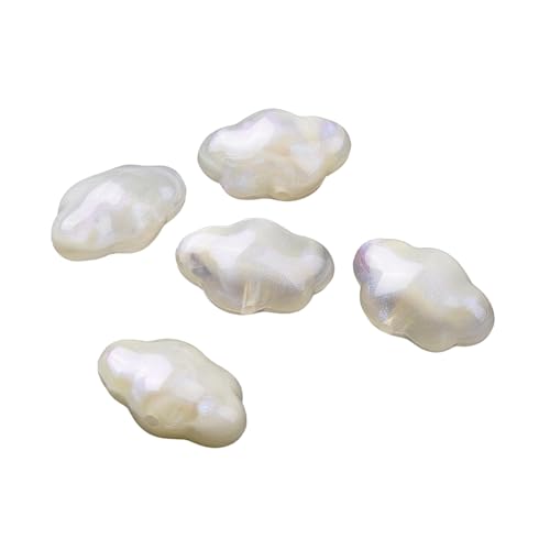 Ipotkitt 20 Stück glitzernde Acryl-Wolkenperlen, lose Wetterperlen, himmlische Abstandshalter für DIY-Schmuckherstellung, Handwerk, Armband, Halskette, Ohrringe, Schlüsselanhänger, Dekoration von Ipotkitt