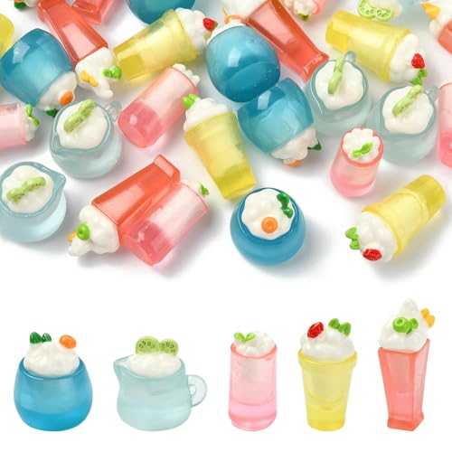 Ipotkitt 30 Stück 5 Stile Harz Cool Drink Figuren Miniaturen Saft Sommer Themed Ornamente für Zuhause Schreibtisch Büro Auto Dekoration Party Favors Füllstoffe Ipotkitt 30 Stück 5 Stile Harz Cool Drink Figuren Miniaturen Saft Sommer Themed Ornamente für Zuhause Schreibtisch Büro Auto Dekoration Party Favors Füllstoffe von Ipotkitt
