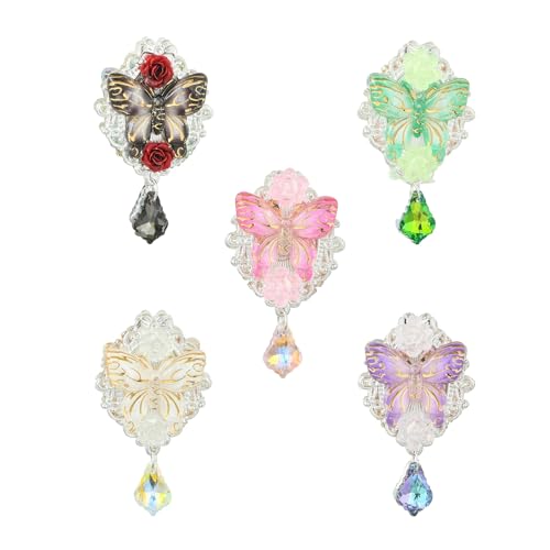 Ipotkitt 5 Stück 5 Farben Schmetterling Acryl Perlen Rose Insekten Blume Frühling Abstandshalter Perlen für DIY Handwerk Schmuck Armband Halskette Ohrringe Schlüsselanhänger Geldbörse Zubehör Ipotkitt 5 Stück 5 Farben Schmetterling Acryl Perlen Rose Insekten Blume Frühling Abstandshalter Perlen für DIY Handwerk Schmuck Armband Halskette Ohrringe Schlüsselanhänger Geldbörse Zubehör von Ipotkitt