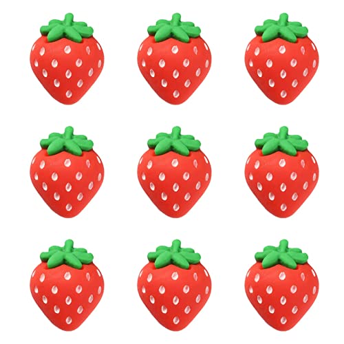 Ipotkitt 50 Stück flache Rückseite Erdbeer-Cabochons Perlen ohne Loch Rote Obst Erdbeere Charms für DIY Handwerk Ornamente Dekoration Schmuckherstellung Ipotkitt 50 Stück flache Rückseite Erdbeer-Cabochons Perlen ohne Loch Rote Obst Erdbeere Charms für DIY Handwerk Ornamente Dekoration Schmuckherstellung von Ipotkitt