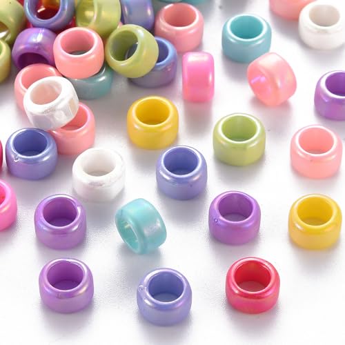 Ipotkitt Acrylperlen, europäische Perlen, 8 mm, gemischte Farben, großes Loch, Perlen für DIY-Schmuckherstellung, Handwerk, Armband, Halskette, Ohrringe, Schlüsselanhänger, Taschendekoration Ipotkitt Acrylperlen, europäische Perlen, 8 mm, gemischte Farben, großes Loch, Perlen für DIY-Schmuckherstellung, Handwerk, Armband, Halskette, Ohrringe, Schlüsselanhänger, Taschendekoration von Ipotkitt
