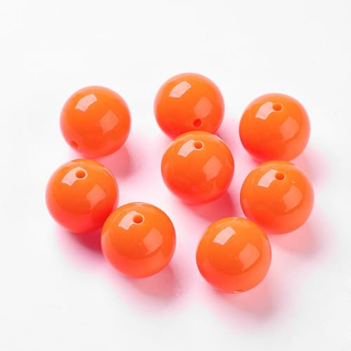 Ipotkitt Acrylperlen, rund, rund, 20 mm, Kaugummi-Kugelform, lose Perlen für selbstgemachte Schmuckherstellung, Armbänder, Halsketten, Ohrringe, Schlüsselanhänger, Basteln, ca. 109 Stück Ipotkitt Acrylperlen, rund, rund, 20 mm, Kaugummi-Kugelform, lose Perlen für selbstgemachte Schmuckherstellung, Armbänder, Halsketten, Ohrringe, Schlüsselanhänger, Basteln, ca. 109 Stück von Ipotkitt