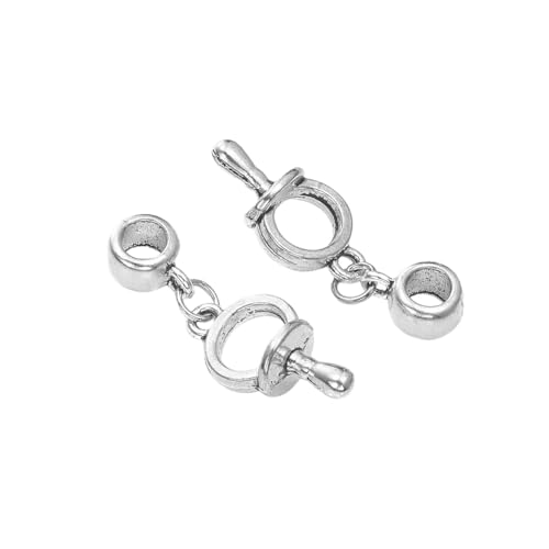 Ipotkitt Anhänger mit großem Loch, Metall, Herz, Blume, Musik, Tierfutter, Schleife, Charms für DIY-Halsketten, Armbänder, Ohrringe, Bastelbedarf, Metall, Kein Edelstein von Ipotkitt