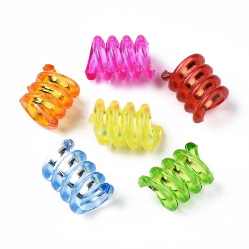 Ipotkitt Bunte Perlen in Spulenform, Acryl, europäische Perlen, Haarspule, Dreadlocks, Federn, große Löcher, Perlen für Haardekoration, DIY, Handwerk, Schmuck, Armband, Halskette, ca. 775 Stück Ipotkitt Bunte Perlen in Spulenform, Acryl, europäische Perlen, Haarspule, Dreadlocks, Federn, große Löcher, Perlen für Haardekoration, DIY, Handwerk, Schmuck, Armband, Halskette, ca. 775 Stück von Ipotkitt