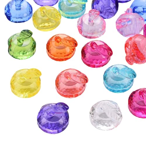 Ipotkitt Ca. 173 Stück gemischte Farben, Acryl, 3D, facettiert, apfelförmige Perlen, Obst, Lebensmittel, Lehrertag, Abstandshalter für DIY-Schmuck, Armband, Halskette, Ohrringe, Schlüsselanhänger Ipotkitt Ca. 173 Stück gemischte Farben, Acryl, 3D, facettiert, apfelförmige Perlen, Obst, Lebensmittel, Lehrertag, Abstandshalter für DIY-Schmuck, Armband, Halskette, Ohrringe, Schlüsselanhänger von Ipotkitt